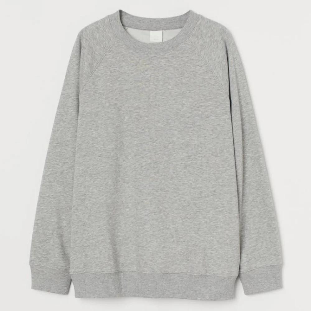 ⛔️Sold⛔️🆕️NWT H&M Sweatshirt in "Gray Melange" - Picture 2 of 12